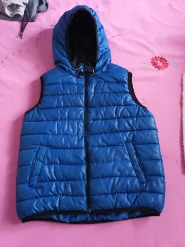 Jaqueta Azul infantil / Vestido de veludo