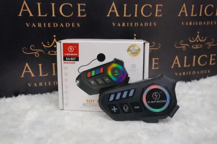 Microfone para capacete Bluetooth