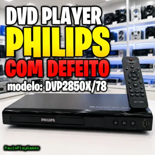 DVD Player (COM DEFEITO) Philips DVP2850X/78