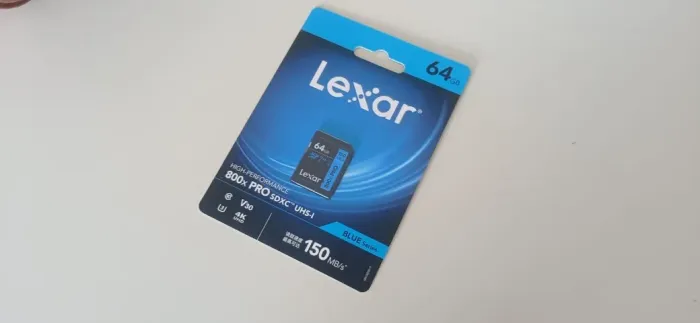 Cartão de memória sd card Lexar 64 Gb classe 10 e 150 mb/s (câmera profissional)