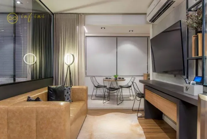 Apartamento Lançamento com 1 Quarto à venda, 44 m² por R$ 488.000 - Condomínio Residencial