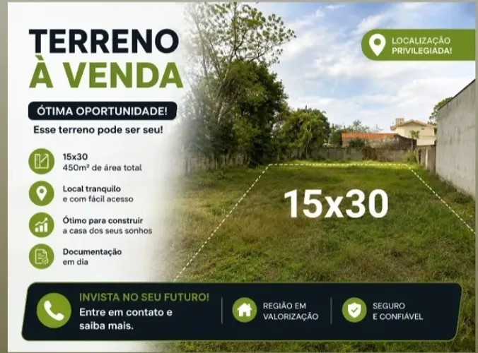Barbada! TERRENO EM TUBARÃO