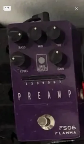 Pedal flamma fs06 pré amp