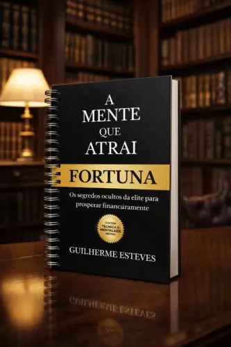 Livro A mente que atrai fortuna - ENCADERNADO CAPA PRETA