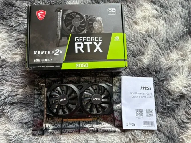 Placa de video RTX 3050 Msi 6gb Zerada