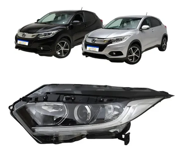 Farol Esquerdo Honda Hrv Hr-v 2019 2020 2021 Led Novo Esquerdo/motorista