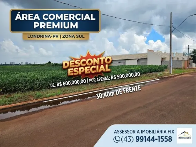 ? OPORTUNIDADE: ÁREA COMERCIAL PREMIUM ? 30,40M DE FRENTE NA AVENIDA PRINCIPAL!