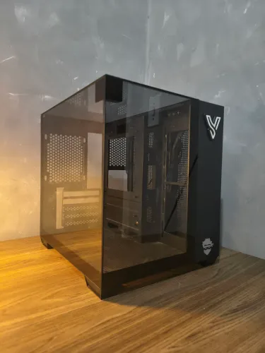Gabinete Aquário Preto + 5 Fans | 2x140mm + 3x120mm | Aceito Cartão | OLX Pay
