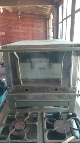 Forno a gás de pedra