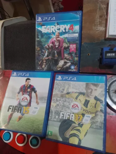 Jogos PS 4 FARCRY, FIFA 15, FIFA17