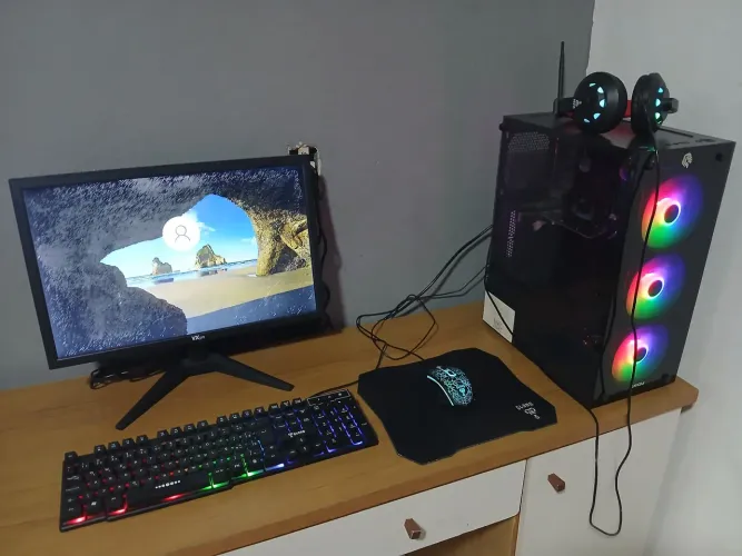 Pc gamer placa de vídeo processador i5