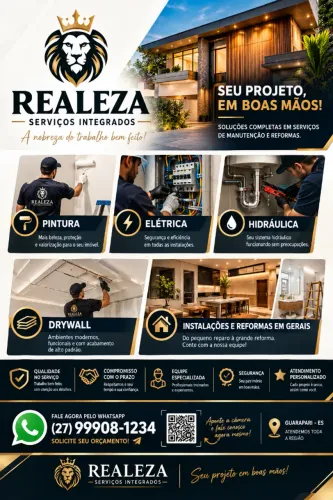 Reformas e Manutenção em Geral | Pintura, Elétrica, Hidráulica e Drywall