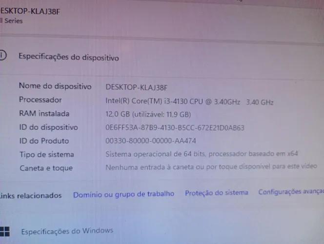 Computador i3 12gb ram 120gb hd