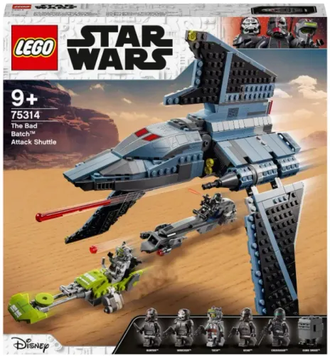 Lego Star Wars The Bad Batch Attack Shuttle 75314