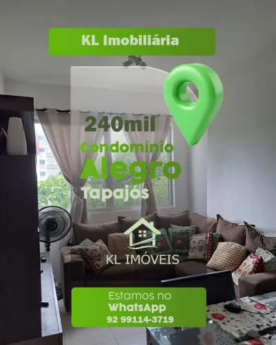 Apart Condomínio Allegro (mobiliado) - KL Imóveis