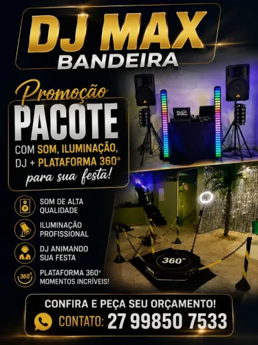DJ iluminação plataforma 360