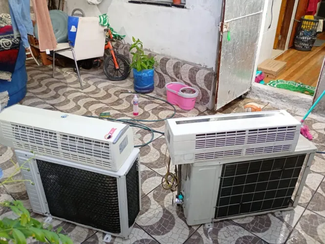 Limpeza de ar condicionado split