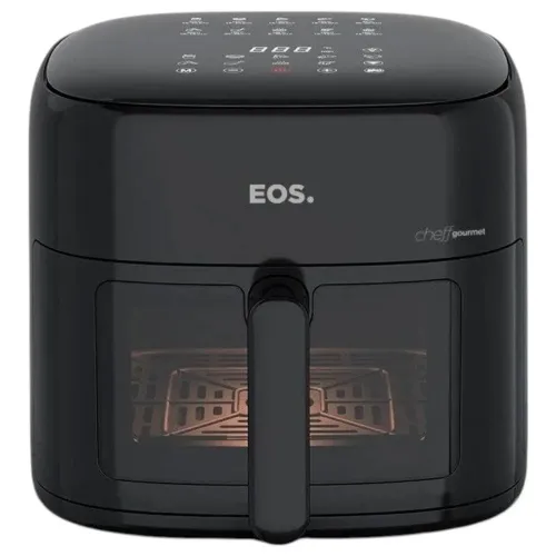 Fritadeira Sem Óleo Air Fryer EOS 6.2 Litros Chef Gourmet Compacta Digital (SEMINOVA)