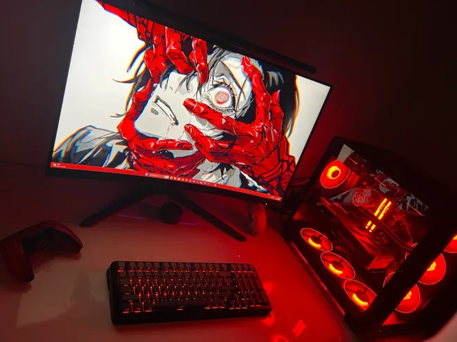 SETUP PC GAMER COMPLETO 2K/4K - HIGH-END! 5070 12G i5 14600K DDR5 16G FURY RGB