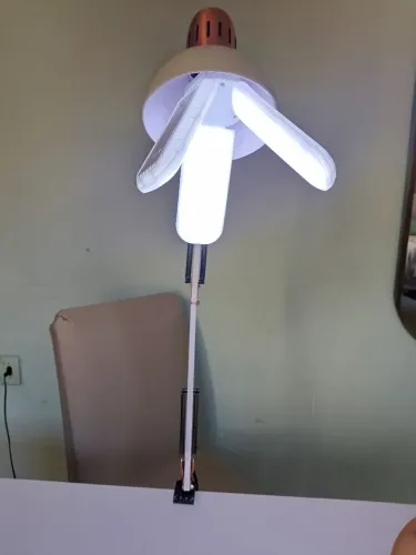 Luminária dobrável para manicure com lâmpada 