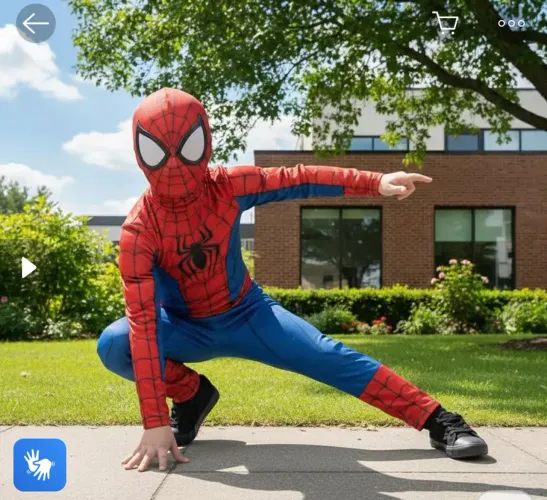 Roupa infantil Homem-Aranha