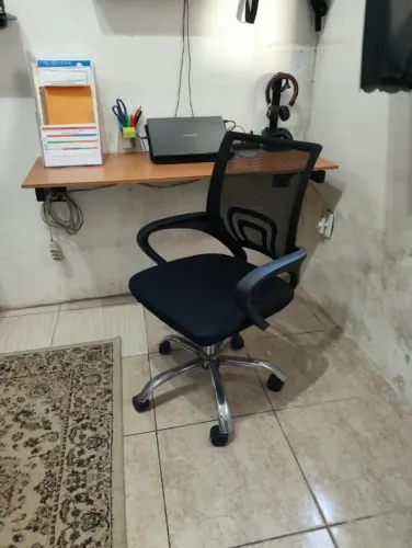 Cadeira de Escritório Giratória com Rodinhas