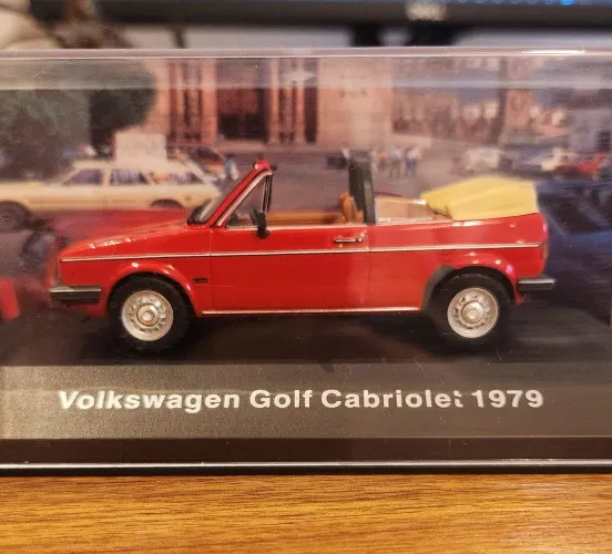 Volkswagen Golf cabriolet miniatura 1979 planeta diagostini