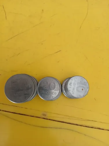 Moedas antigas 50czr , 20czr ,10czr.