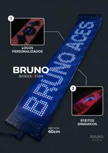 Painel LED Flexível Personalizado 60cm