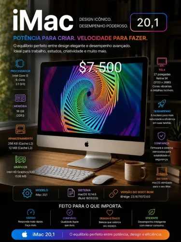 iMac Apple 27pol 5k retina 