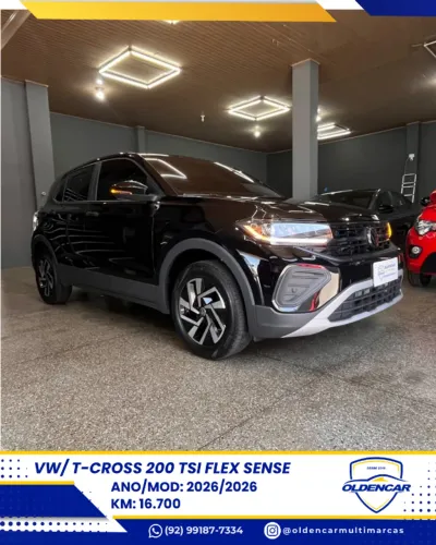 Volkswagen T-Cross Sense 1.0 TSI Flex 5P Aut. 2026