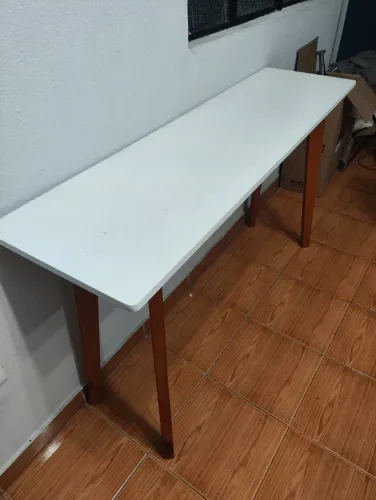Aparador Mobly Branco e Madeira
