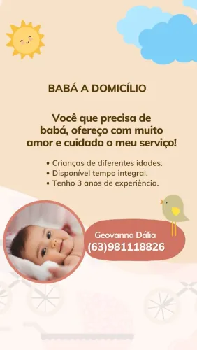 Babá a domicílio