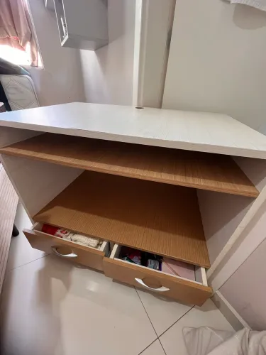 Rack/ Aparador multiuso com 2 gavetas