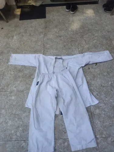 Kimono Ripstop Branco Tam. 6 Completo - Acompanha Calça