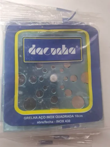 Grelha aço inox