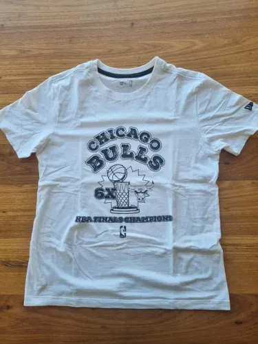 Camiseta New Era Chicago Bulls 6x Campeão NBA P Seminova