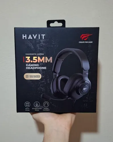 Headset Gamer Havit H2230D, Drivers 50mm., Microfone Destacável