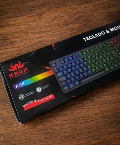 Kit teclado e mouse gamer Knup