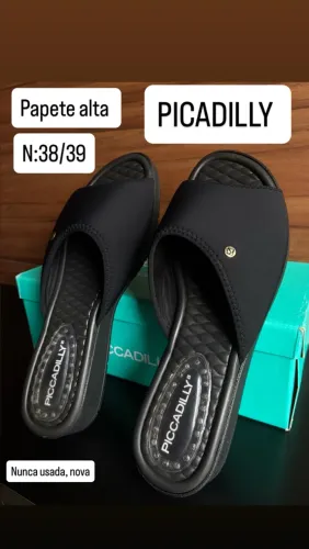 Papete Ipanema N:38 por $100 (Nunca usada)