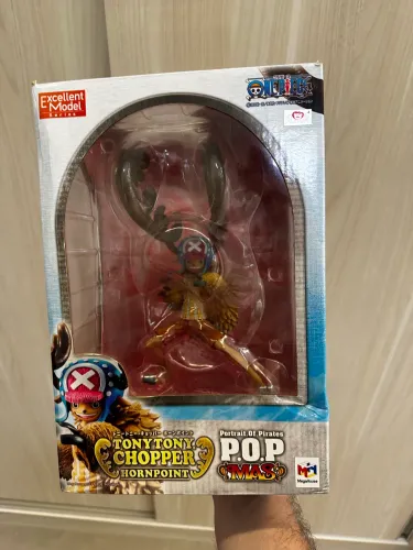 Bandai Megahouse- One piece- tony tony Chopper horn point P.O.P mas LER DESCRIÇÃO