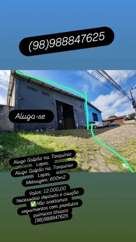 ALUGO GALPÃO COM 600M2 NO CRUZEIRO DO ANIL.