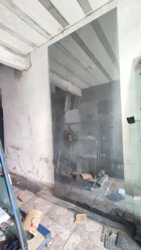 Vidro Fixo Espelhado temperado enorme 3,10x1,35 novo de 8mm FUMÊ MAX e NÃO ENTREGO