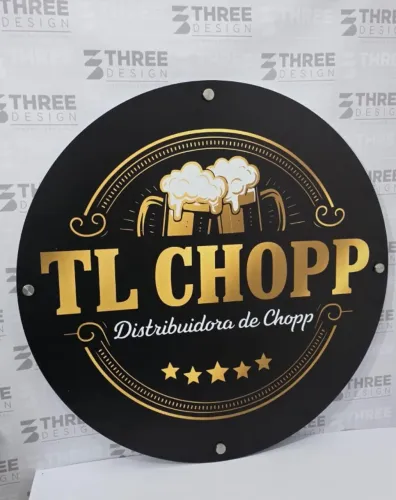 Placa em PVC PERSONALIZADA para fachadas