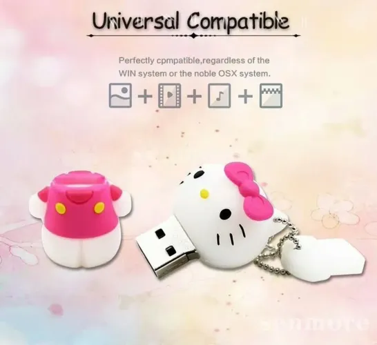Pendrive 2TB Hello Kitty ÚLTIMO DISPONÍVEL (frete gratis)