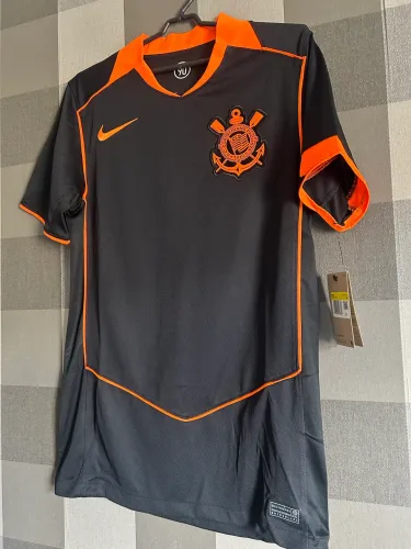 Camisa Corinthians preta e laranja original Nike tamanho P 25/26