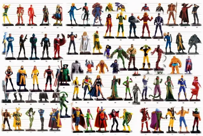 Miniaturas de Chumbo e Resina Eaglemoss DC Comics e Marvel