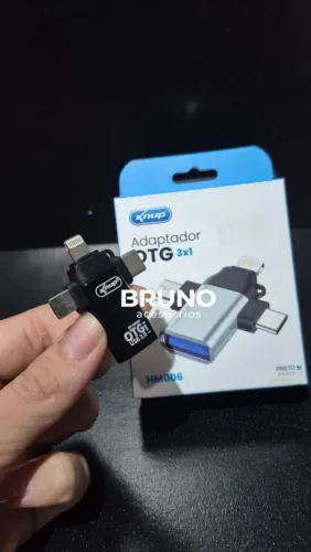 Adaptador otg 3 em 1