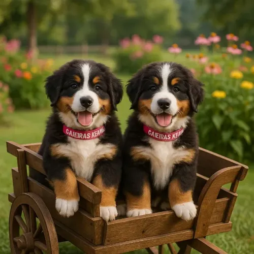 ?Seu novo melhor amigo é um Bernese filhote?