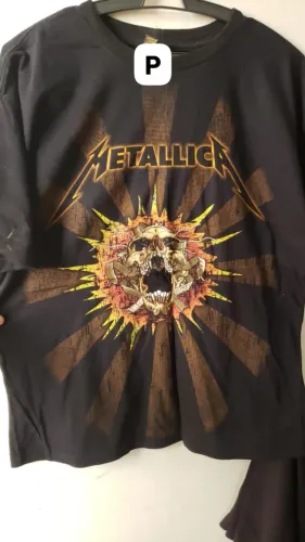 CAMISETA ROCK METALLICA - P